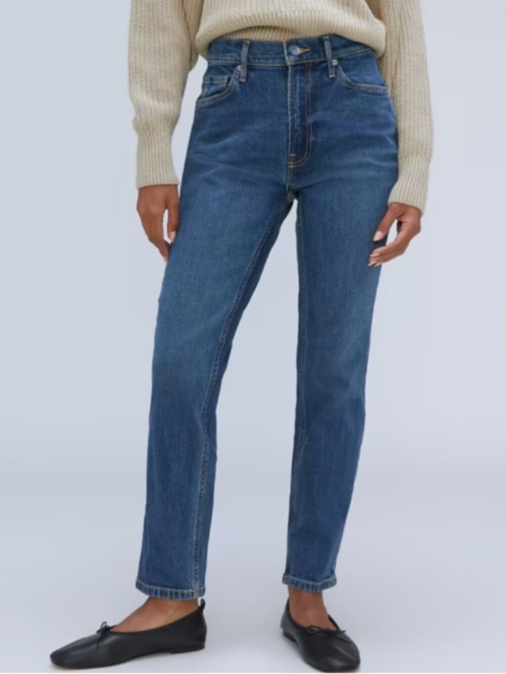 Everlane High Waist Straight Ankle Size 28